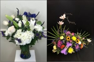 Customized sympathy flowers