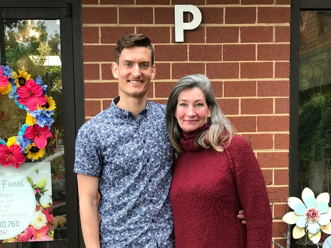 Trevor and Margie, Son and Mom